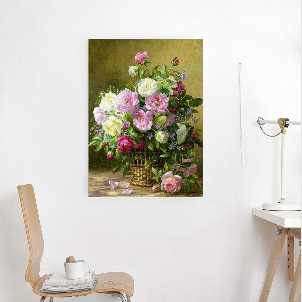 Painting by numbers Beautiful painting diy Decoration Flower