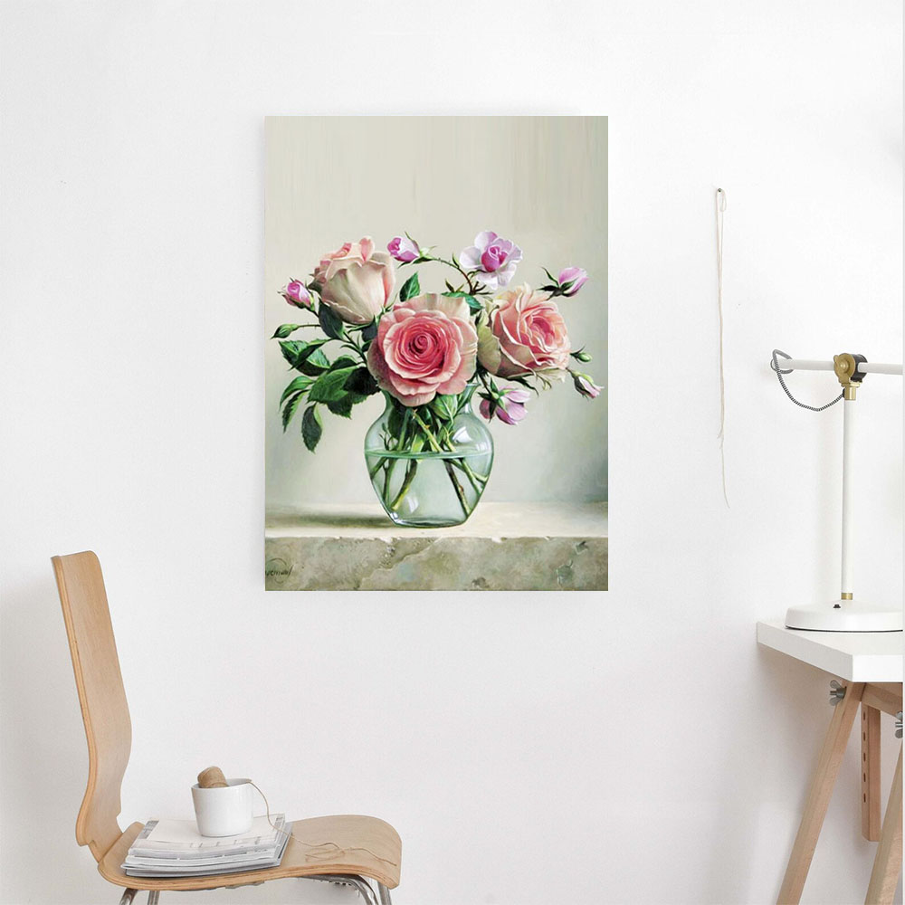 Painting by numbers Flower series living room decoration