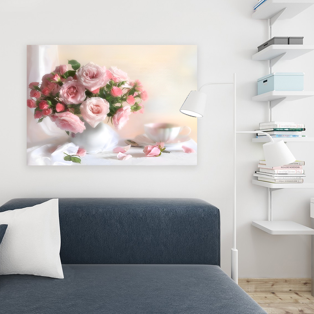 Painting by numbers bedroom decoration 24colors flower painting