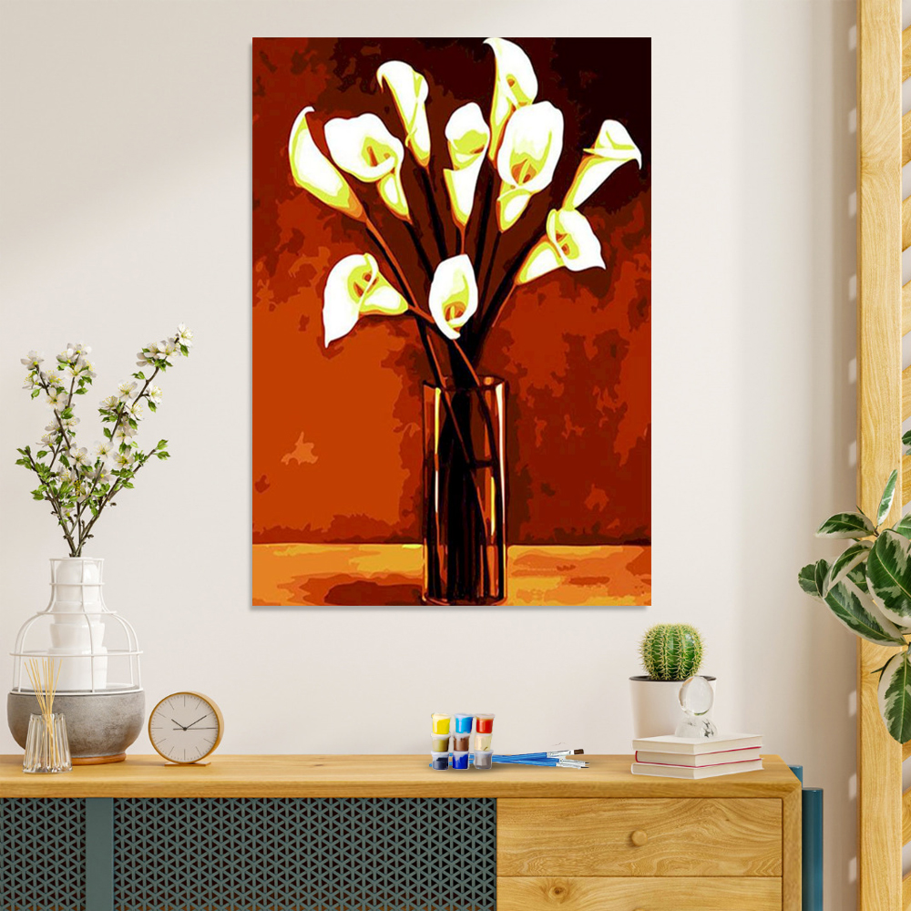 Painting by numbers home art diy painting