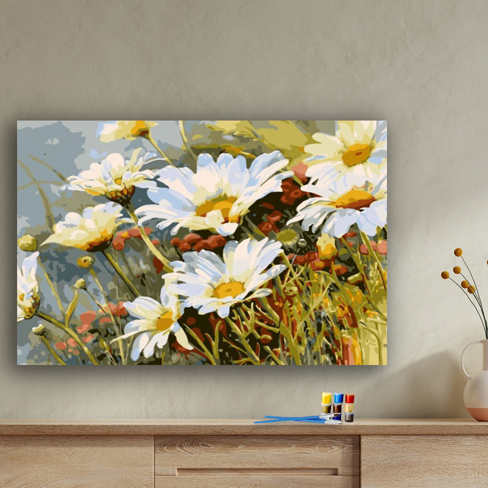 Painting by numbers 24colors Flower series diy painting