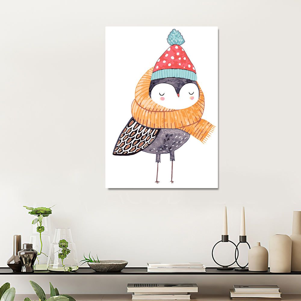 Painting by numbers home decor cute bird painting