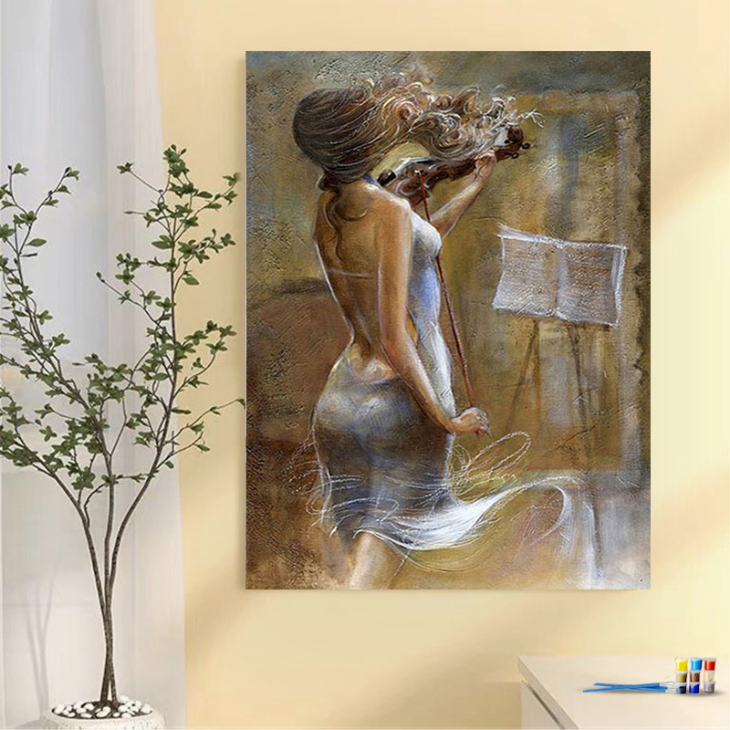 Painting by numbers home art Art gift diy painting