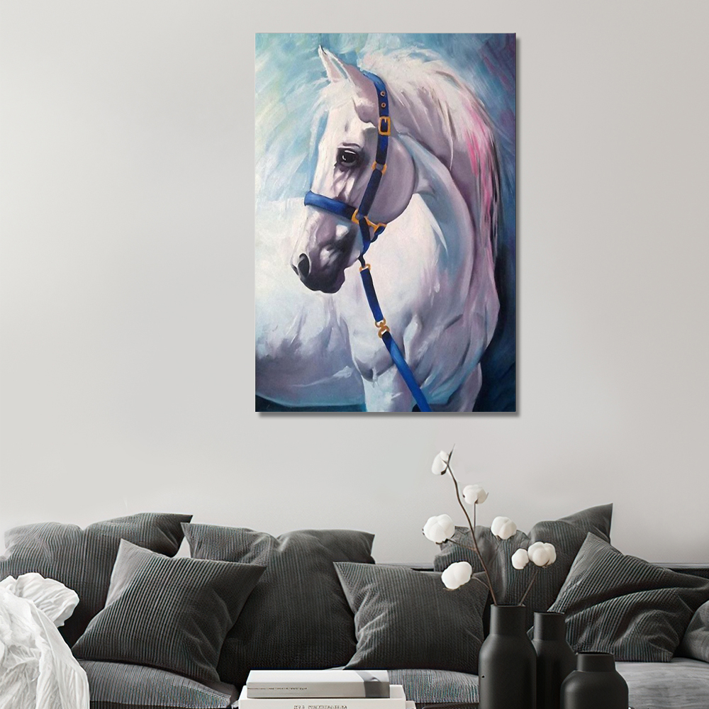 Painting by numbers beautiful horse painting living decoration