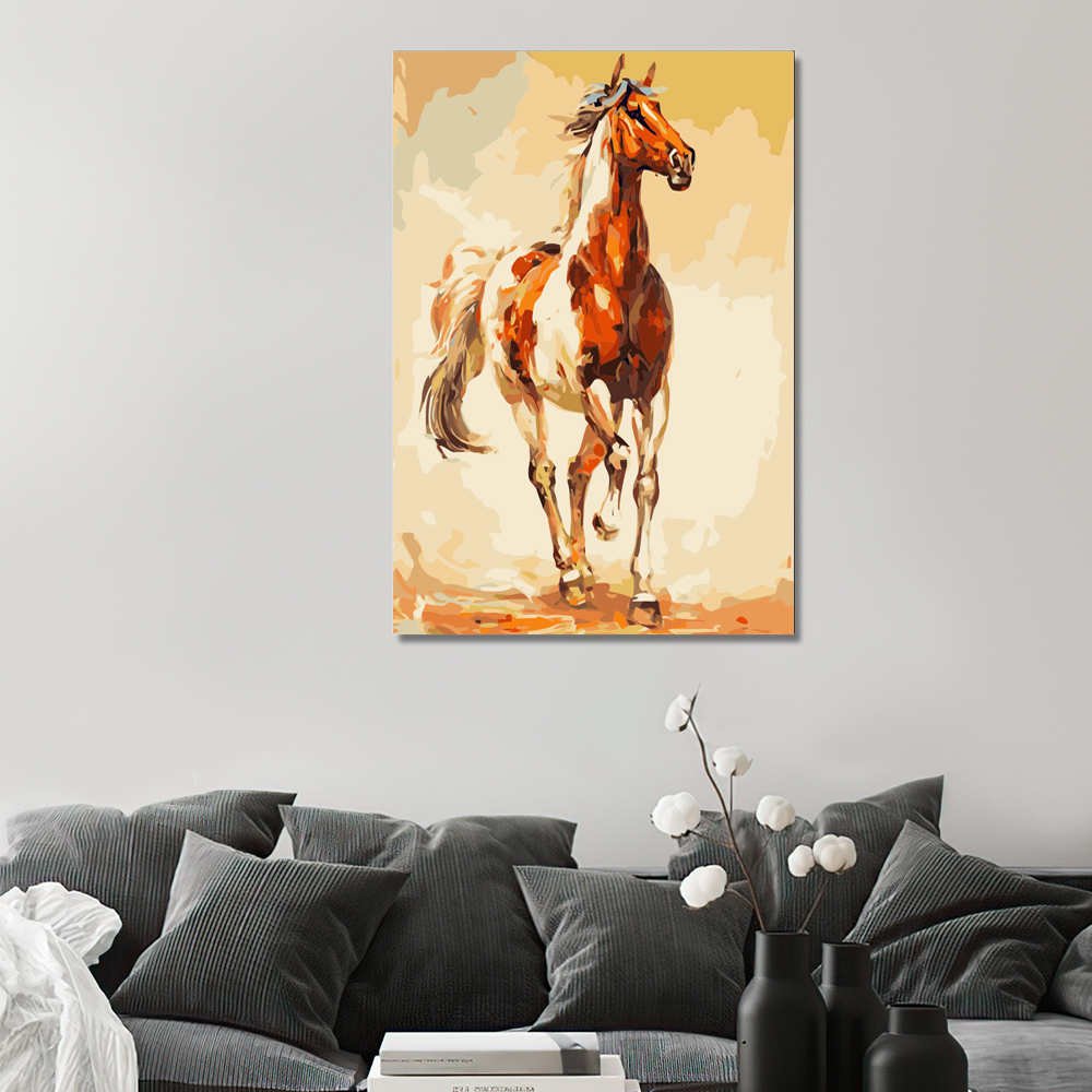 Painting by numbers painting gift living decoration horse painting