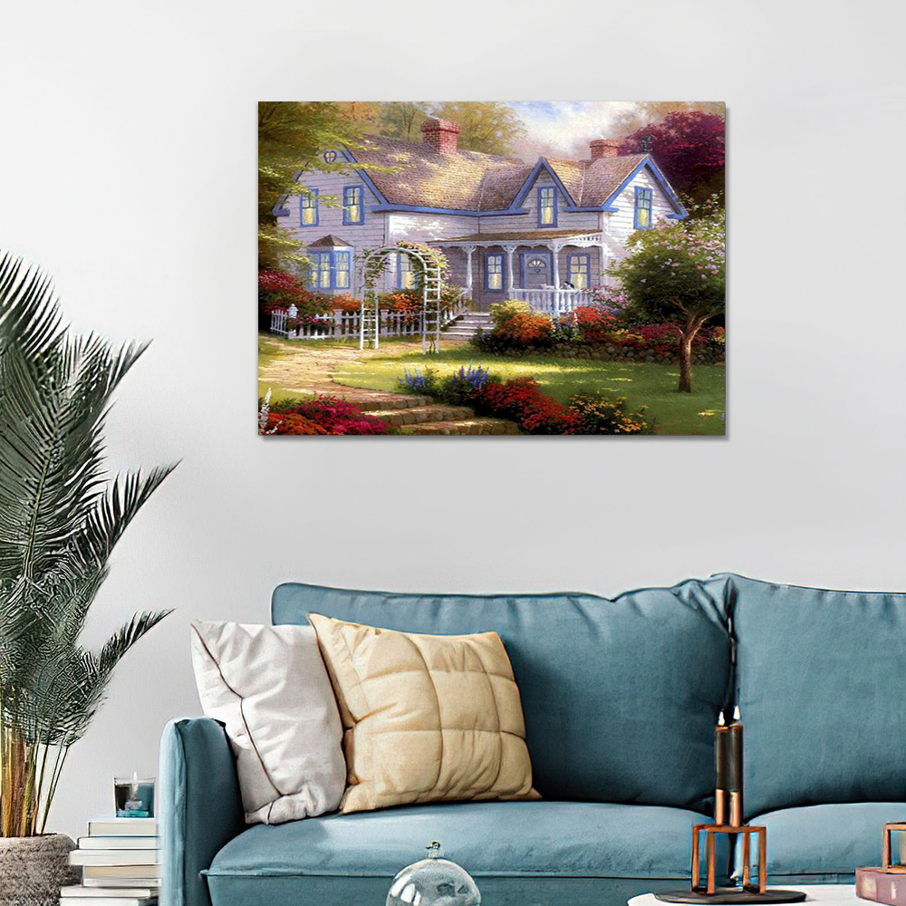 Painting by numbers living room decor big house