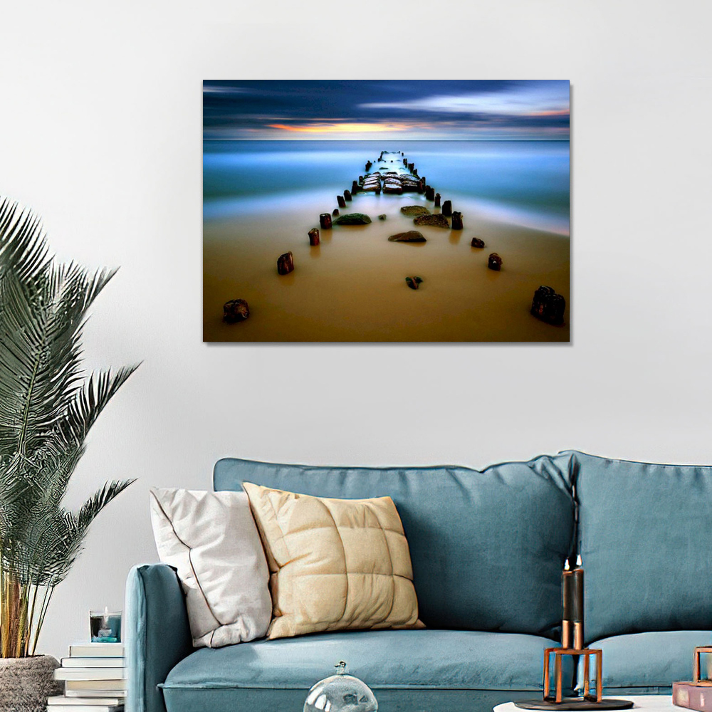 Painting by numbers diy oil painting sea view decor