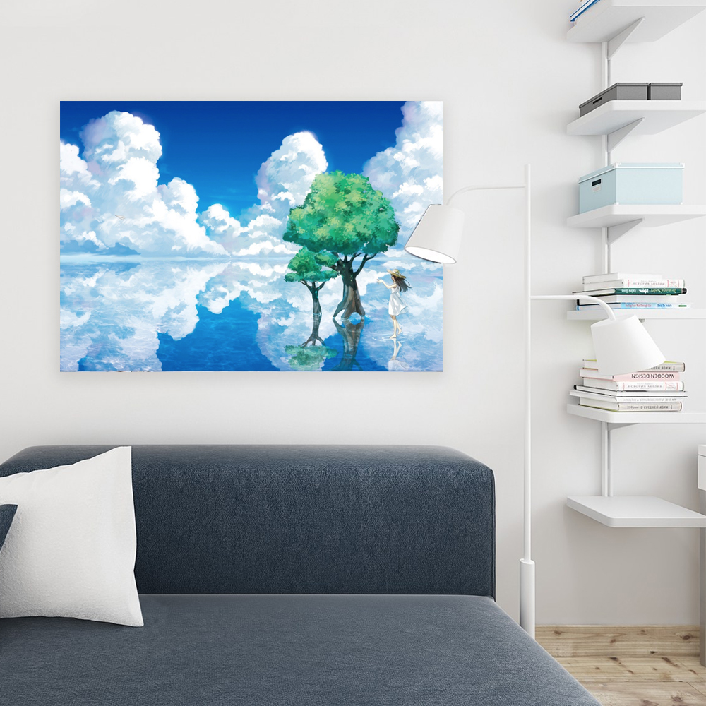 Painting by numbers fresh scenery bedroom decoration