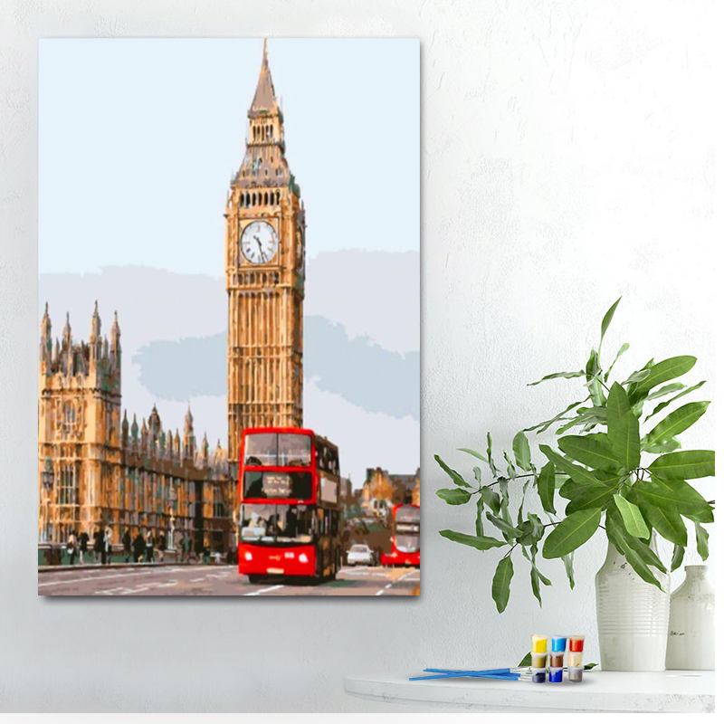 Painting by numbers healthy pigments Big Ben