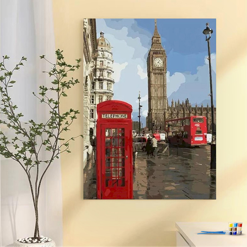 Painting by numbers bedroom decoration Big Ben