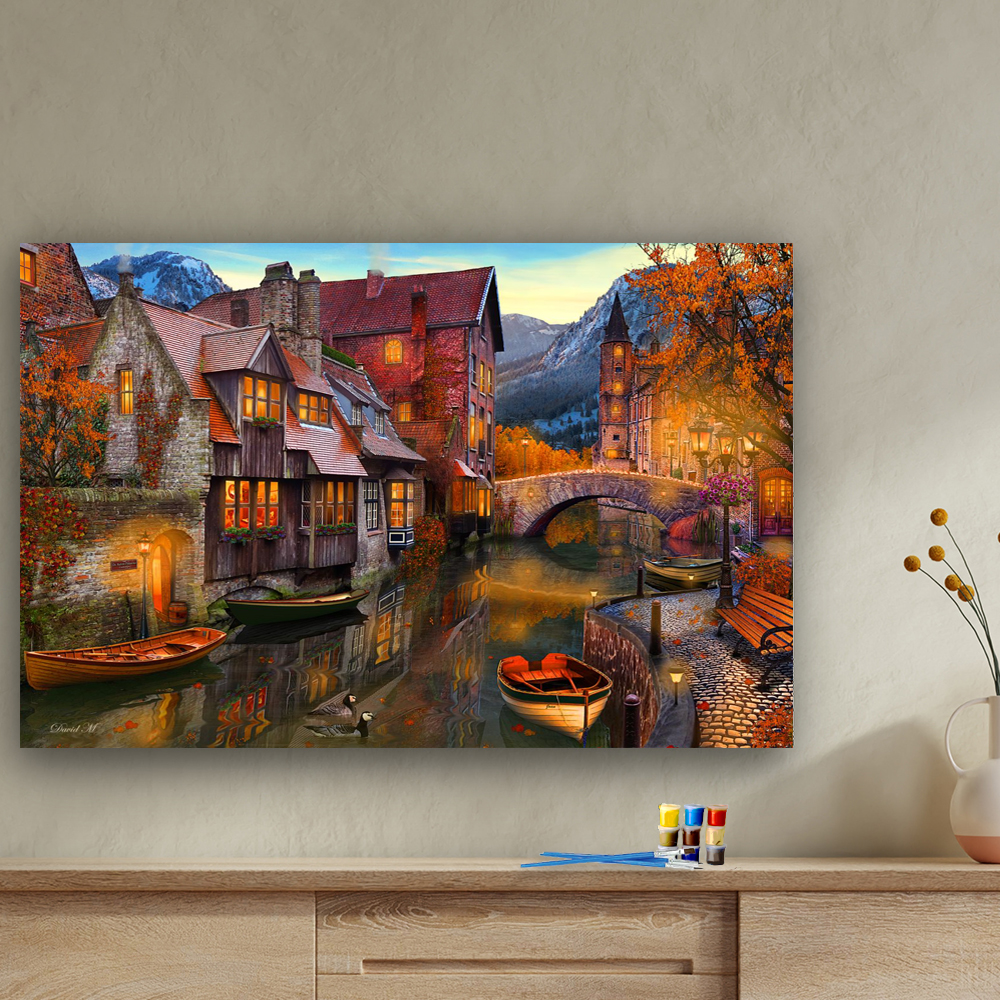 Painting by numbers diy oil painting home decoration