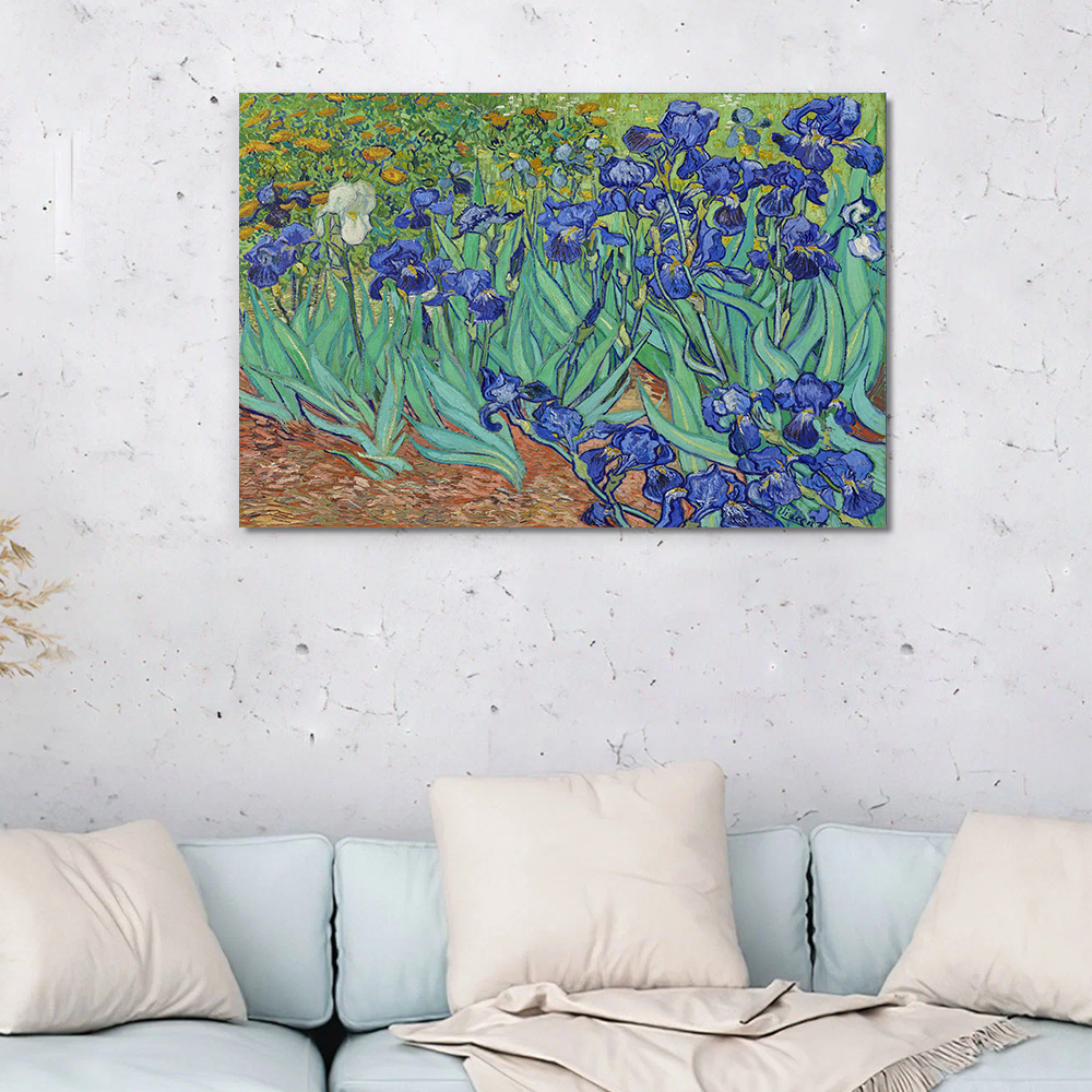 Abstract Van Gogh oil  Painting amusing painting fleur-de-lis