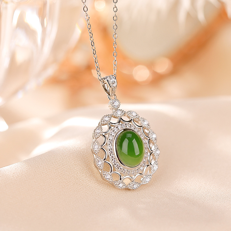 Celebration of love gift a lovely piece of jewelry Statement necklace Genuine gemstone Genuine gemstone