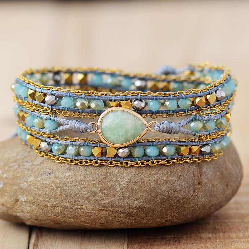 Travel-inspired jewelry a beautiful jewelry piece Personalized bracelet Genuine gemstone Elegant texture