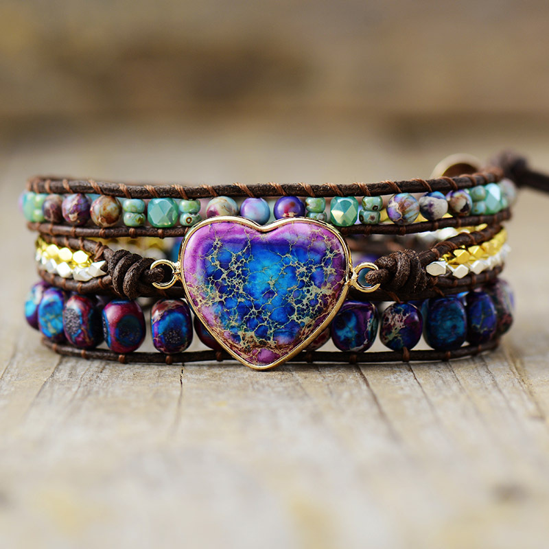 Holiday gift jewelry for Girlfriend Friendship bracelet Bright color Fine texture