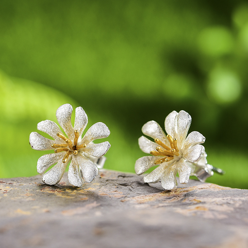 Sophisticated glamour for the modern woman for Boss earrings Silver Earrings Smooth setting without scratching clothes