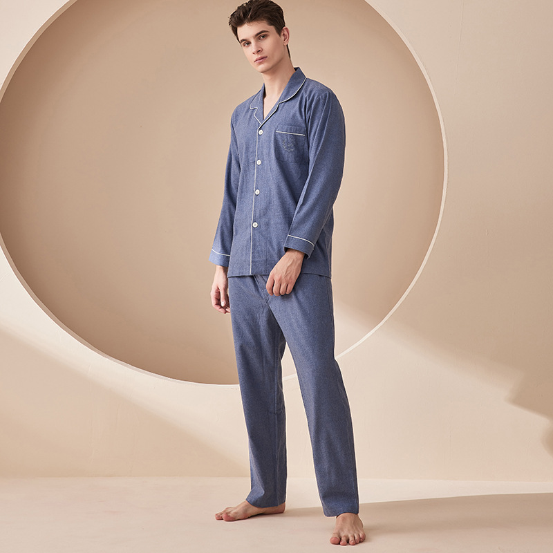 Soft and lightweight natural loungewear for all seasons pajamas 100% cotton pajamas Suitable for all ages