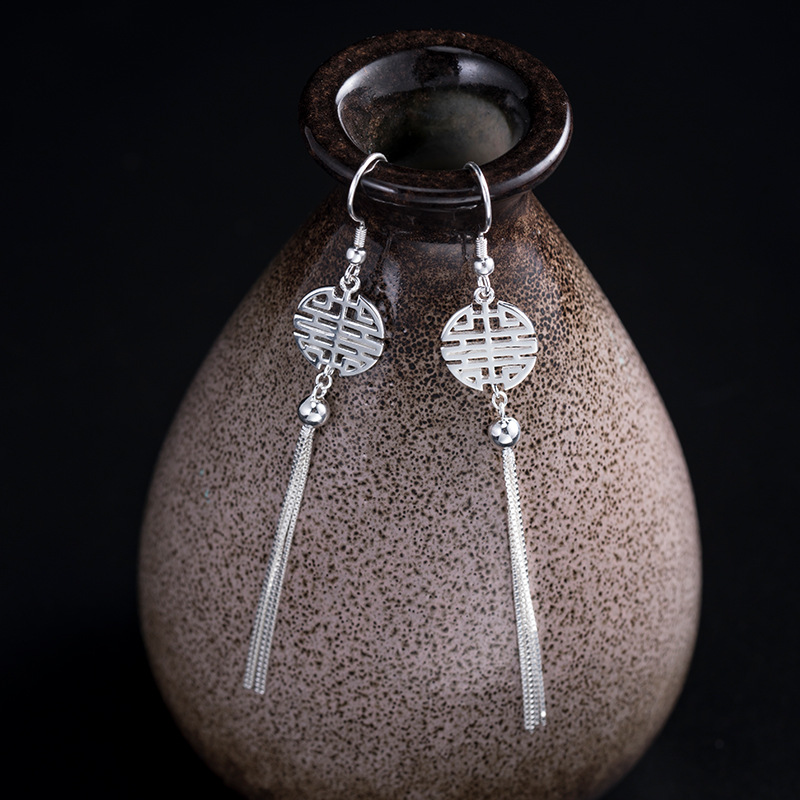 Prom jewelry a beautiful piece of jewelry earrings Silver Earrings Crafted using traditional techniques