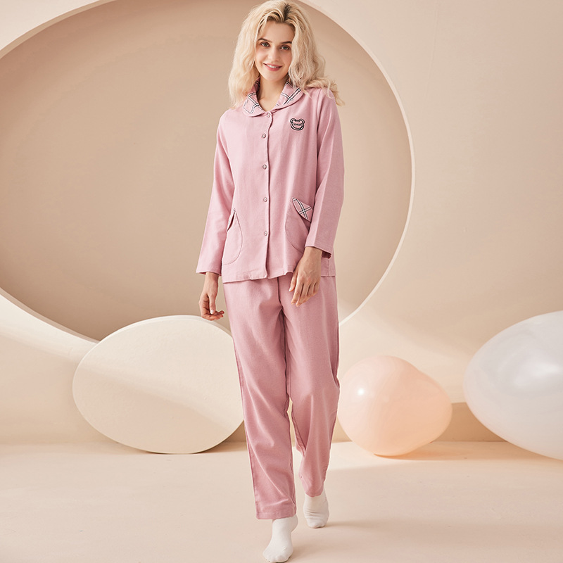 Natural loungewear for a comfortable sleep pajamas 100% cotton pajamas Allows for better airflow