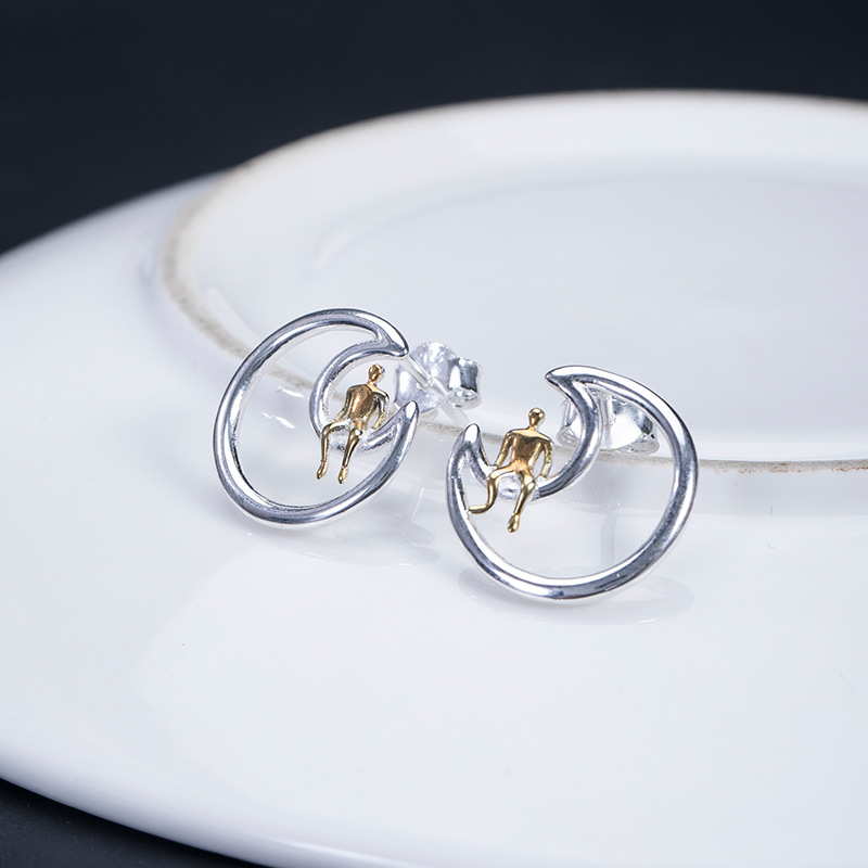 Anniversary gift for Hostess earrings Silver Earrings Delicate and clear patterns