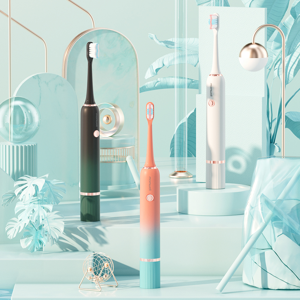 High-Efficiency Electric Toothbrush with CE/FCC/FDA Certifications | 2500mAh Battery | USB Type-C Charging | 40000VPM | 120-Day Battery Life | 5 Working Modes