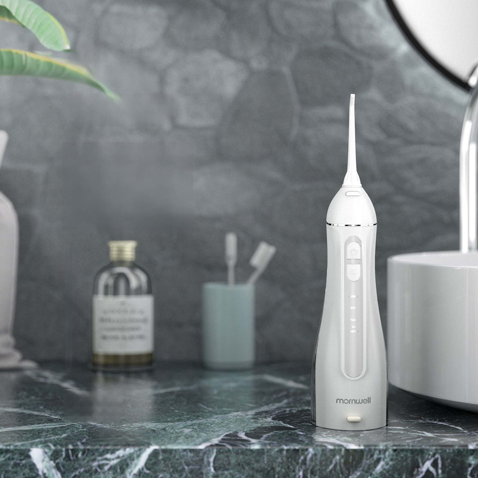 Wireless Rechargeable Toothbrush and Oral Irrigator | 4 Working Modes | Convenient Portable USB Charging | CE/FCC/FDA Certified