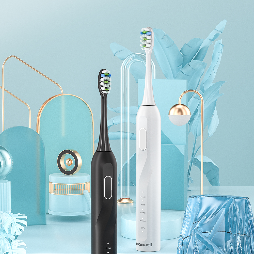 High-Powered Electric Toothbrush with CE/FCC/UKCA Certifications | 650mAh Battery |  30-Day Battery Life | 40000VPM | 4 Working Modes