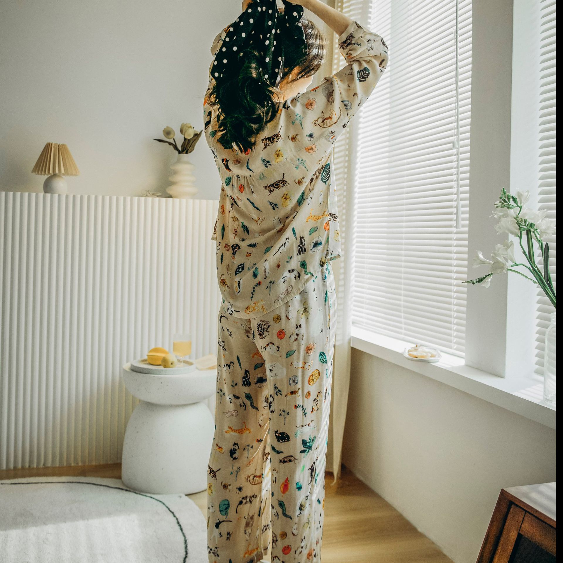 Sustainable loungewear for everyday use pajamas Regenerated Cellulose Fiber pajamas Available in a variety of colors and styles