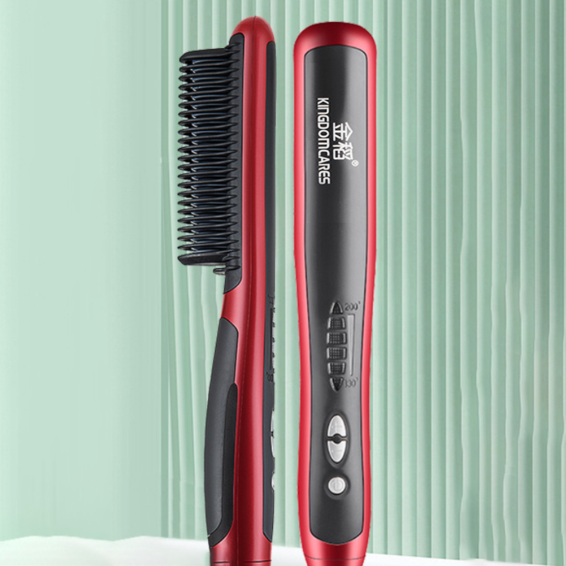  PTC Hair Straightener for Fast and Sleek Results with 6 Temperature Settings | Anti-Scald Design |  180° Rotating Power Cord - Minimize Hair Damage