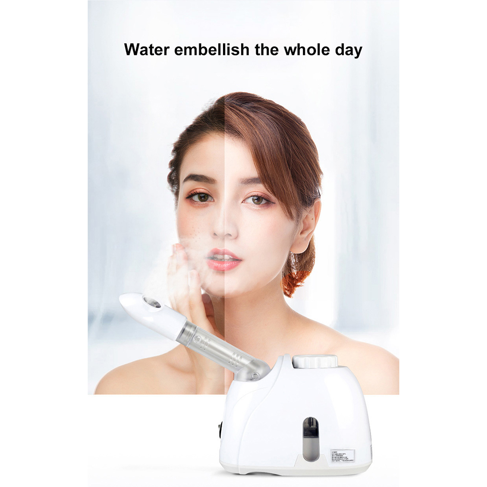 Revitalize Your Skin with Hot Mist Steam and Aromatherapy in Blue Design | Fine Mist for Deep Hydration and Cleansing | Soften Dead Skin and Open Pores for Deep Cleaning | Instantly Soothe and Hydrate Your Skin with a Facial Steamer