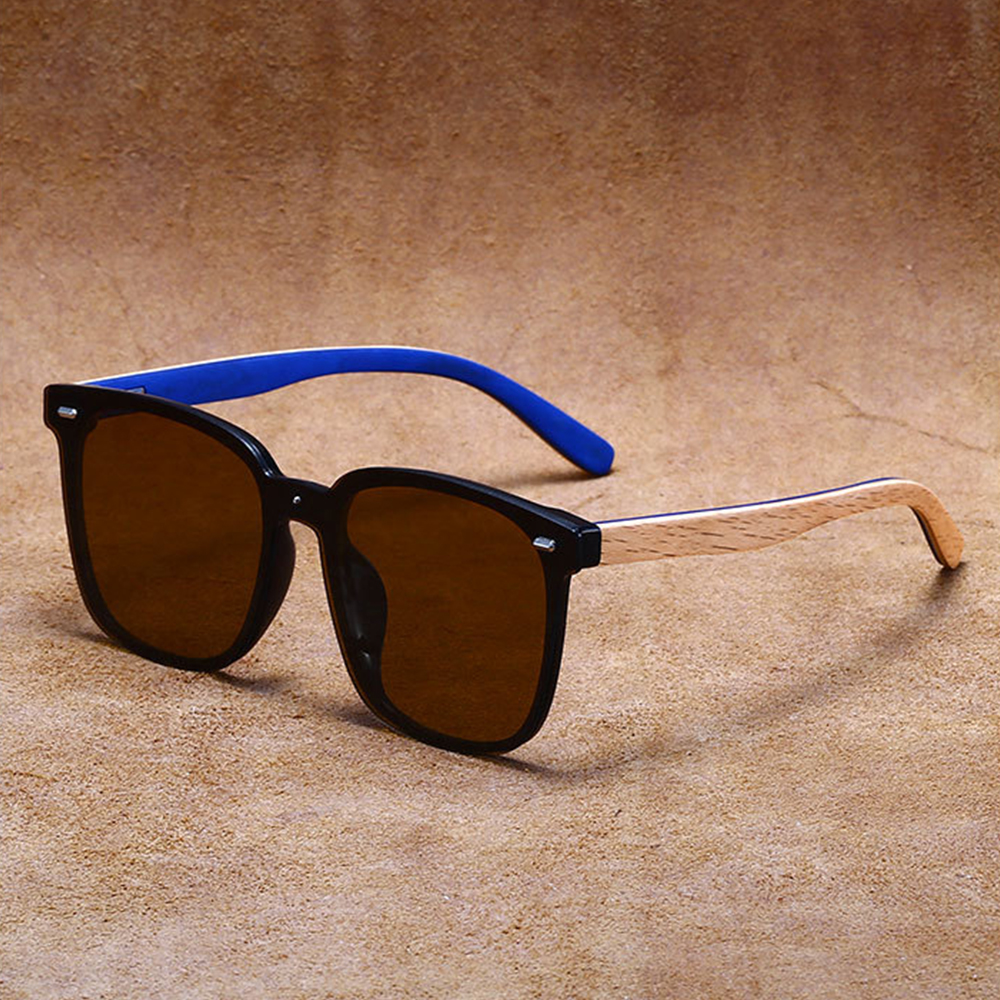 Fashionable and protective shades Sunglasses Wooden Sunglasses Textured and eco-friendly