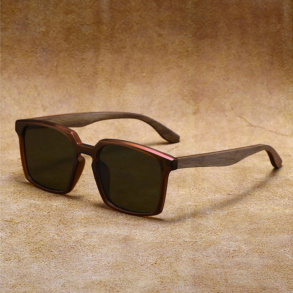 Protective and stylish eyewear Sunglasses Wooden Sunglasses Natural texture and non-fading