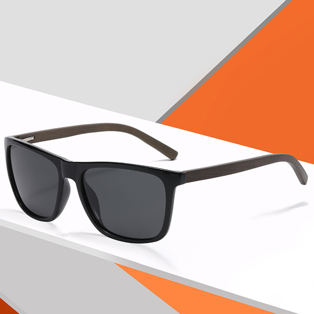 Fashionable sunglasses with UV 400 Sunglasses Wooden Sunglasses Hypoallergenic and textured