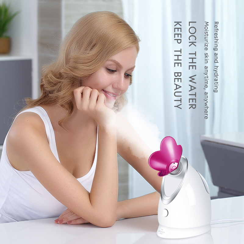 EU-Plug Facial Steamer Nano Ionic Mist for Deep Cleansing Relax and decompress with aromatherapy tablets