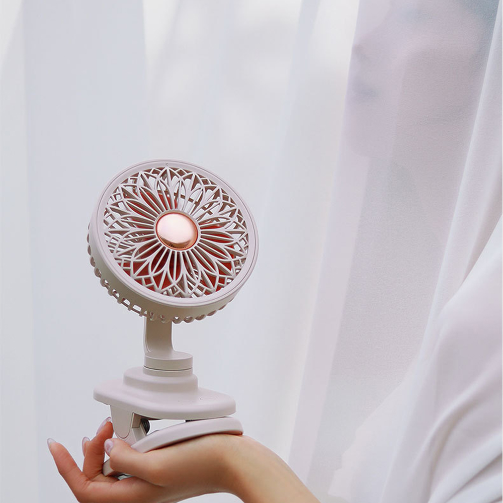 Dual-Purpose Clip-on Desk Fan | 3D Curved Concave Fan Blades | 3-Speed Cool Breeze | 50mm Wide Clamp Strong Grip | 60-Degree Auto Oscillation | Silent Magnetic Suspension Brushless Motor