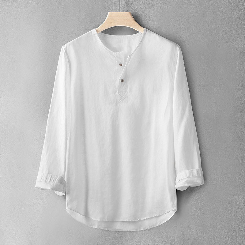 Airy linen delight linen Men's shirt Breathable and cool preventing allergies and irritation