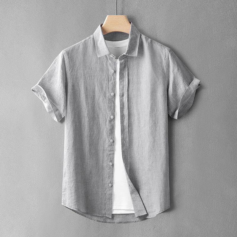 Airy lightness and style linen Men's shirt Soft and comfortable skin-friendly and eco-friendly