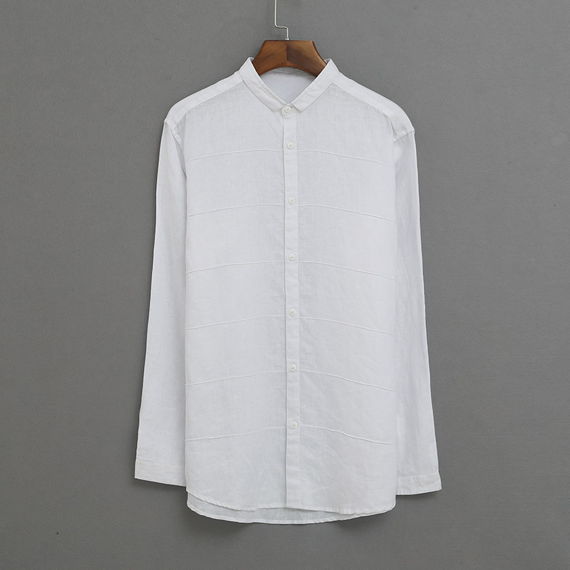 Natural purity and radiance linen Men's shirt Comfortable and breathable with good moisture absorption