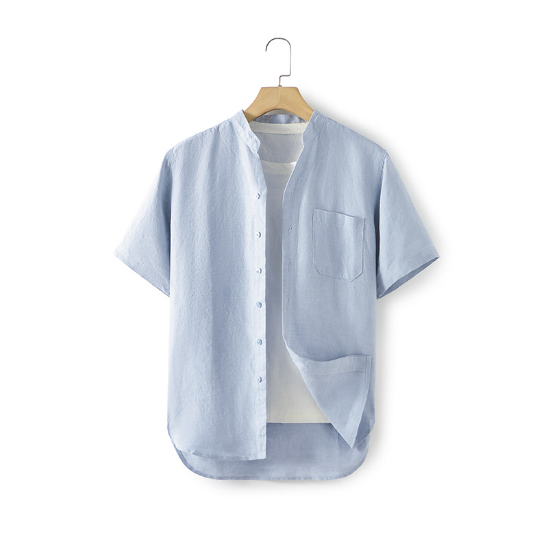 Natural purity and radiance linen Men's shirt Natural cooling hypoallergenic and eco-friendly