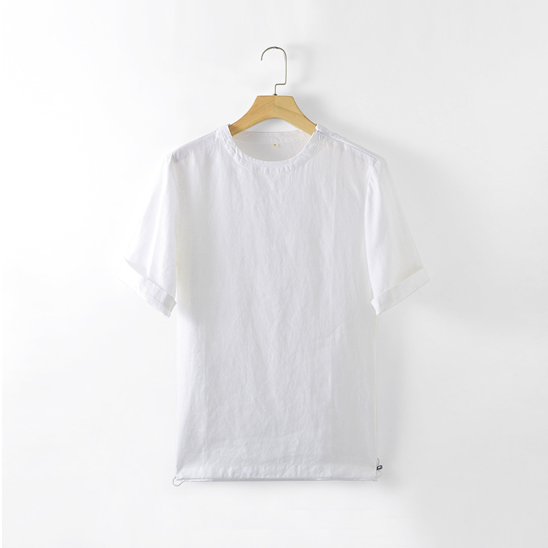 Softness and sheen linen Men's shirt Lightweight hypoallergenic and quick-drying material