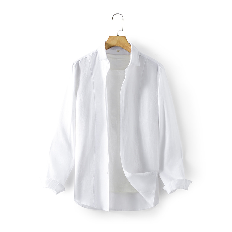 Airy lightness and charm linen Men's shirt Skin-friendly excellent heat dissipation and dryness