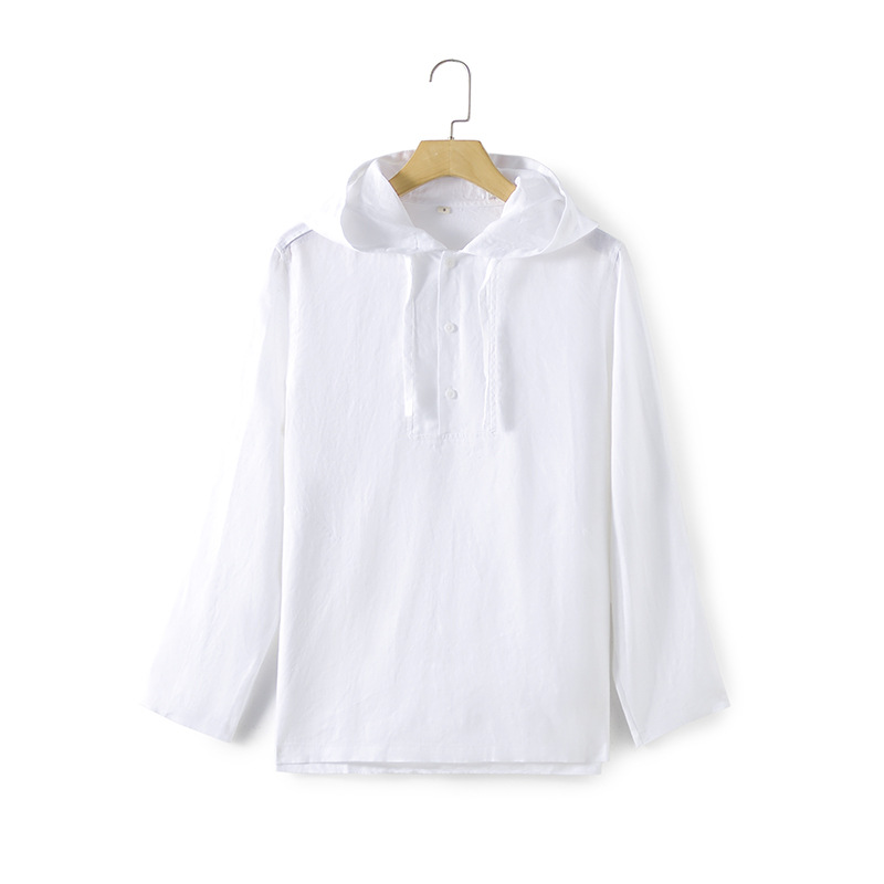 Delicate fabric allure linen Men's shirt Eco-friendly anti-static and anti-bacterial properties