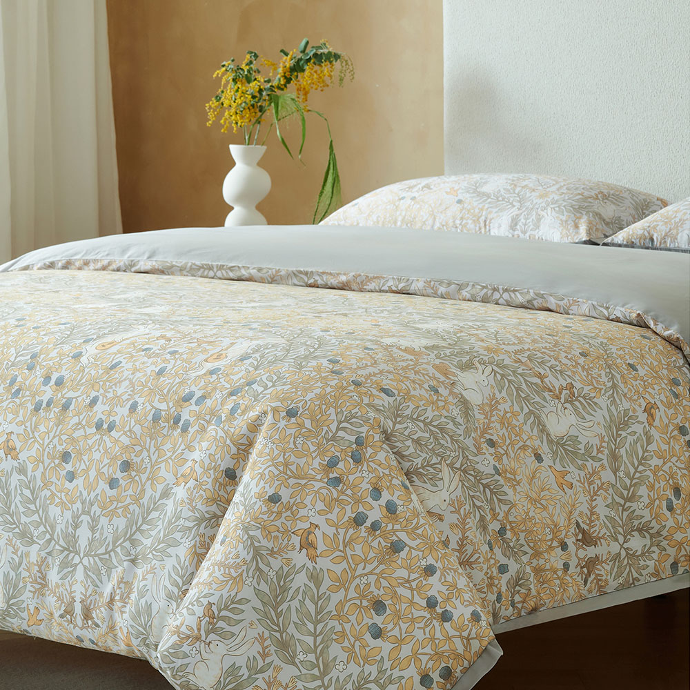 60-count long-staple cotton Where quality meets style Cotton Bedding Set for the modern bedroom