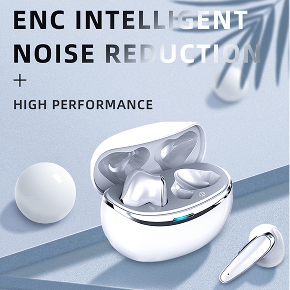 Ultimate Earphone Experience: Dual-mic ENC Noise Reduction | 360° Sound Positioning | 380mAh Battery | TYPE-C Charging | 10mm Large Speaker | Bluetooth 5.3 Stability