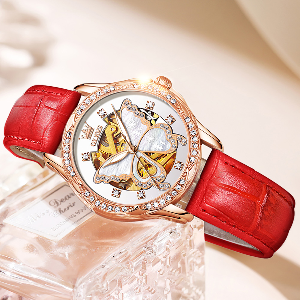Avant-garde design for the fashion-forward watch Mechanical Watch Elegant design showcasing intricate mechanics