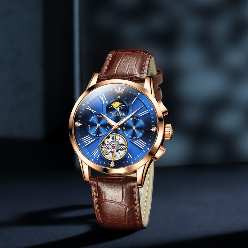 Artistic and creative with unique dial patterns watch Mechanical Watch Mechanical movement exuding undeniable charm