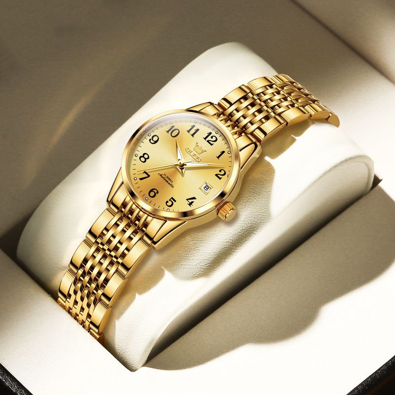 Dress watches with refined polished finishes watch Mechanical Watch Water resistance for versatile use