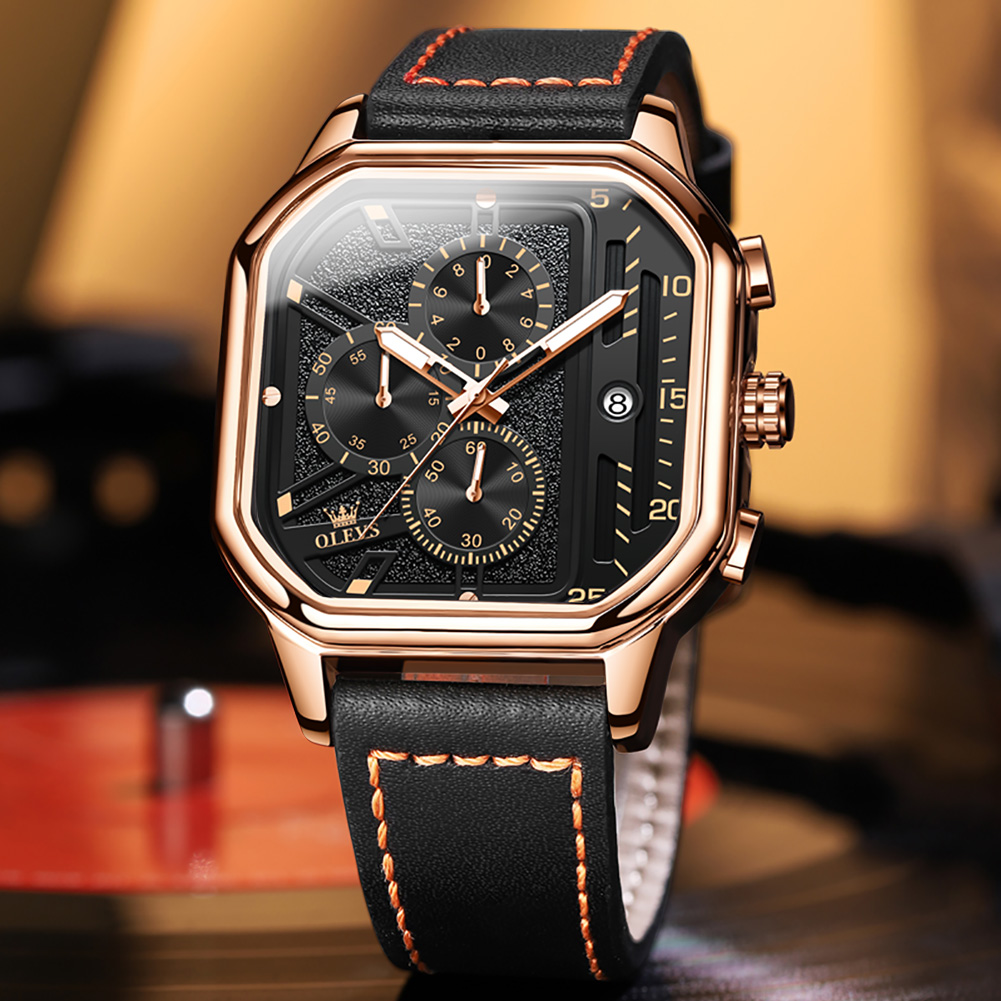 Two-tone design for a modern twist watch Business Men's Watch Trend-setting style exudes confidence elegance