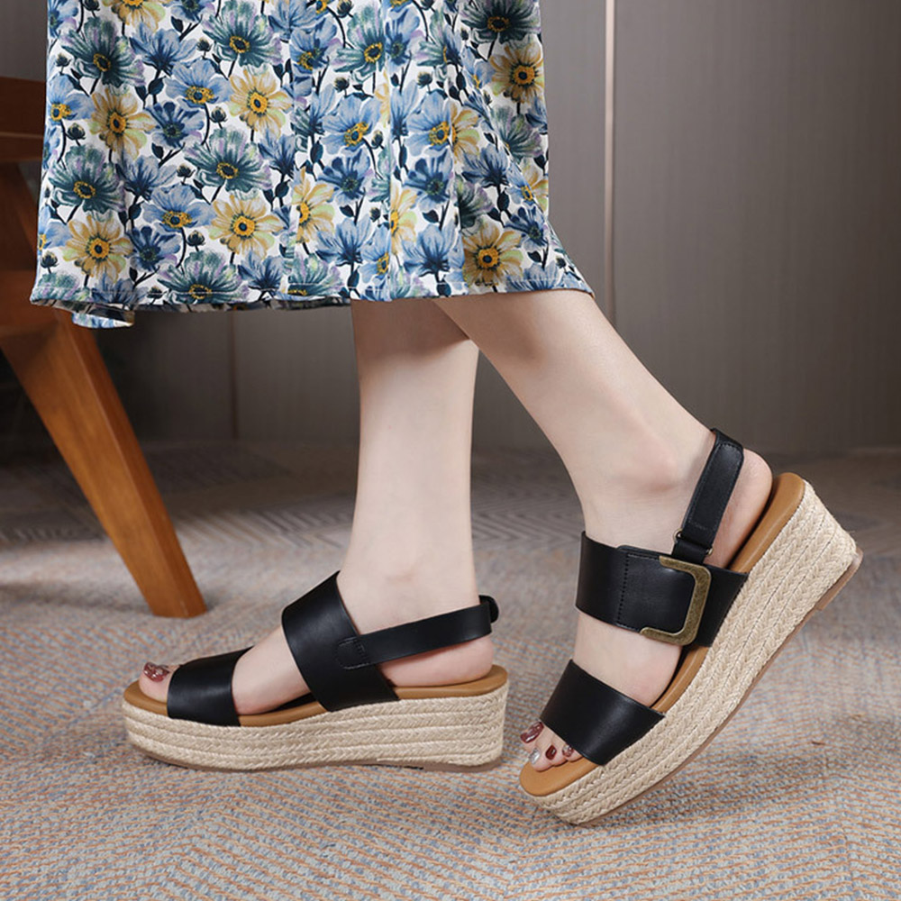 Sleek and polished for a professional look Wedge Sandals Elevate your summer shoe collection