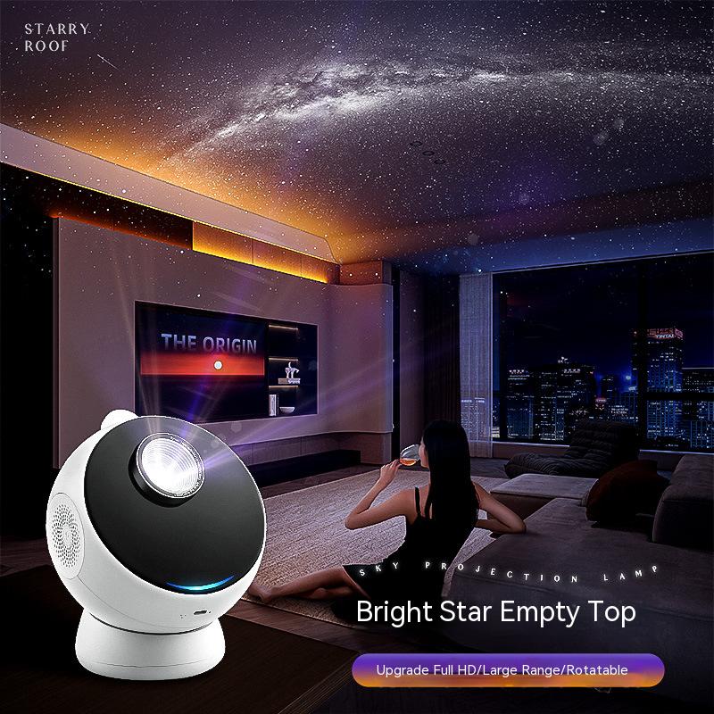 Starry Sky Projector, Creative Gift, Bedroom Bedside Romantic 3D Galaxy Atmosphere Light